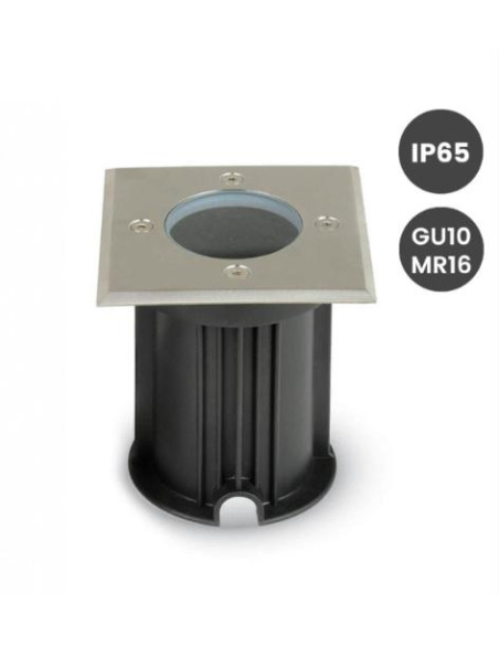 Carcasa empotrable suelo IP65 para casquillo GU10