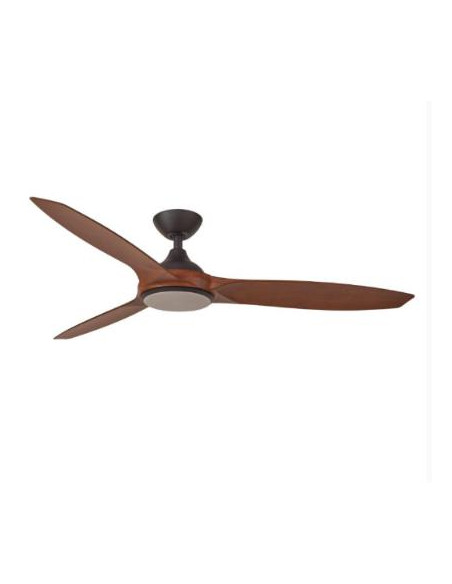 VENTILADOR MEWPORT DC NEGRO NOGAL 1430MM 20W