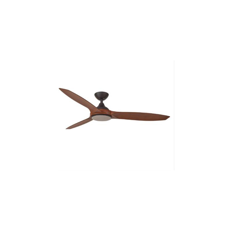 VENTILADOR MEWPORT DC NEGRO NOGAL 1430MM 20W