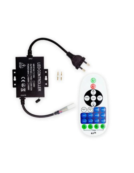 Controlador con mando para tira LED AC220V monocol