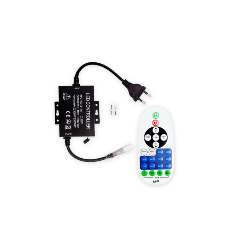 Controlador con mando para tira LED AC220V monocol