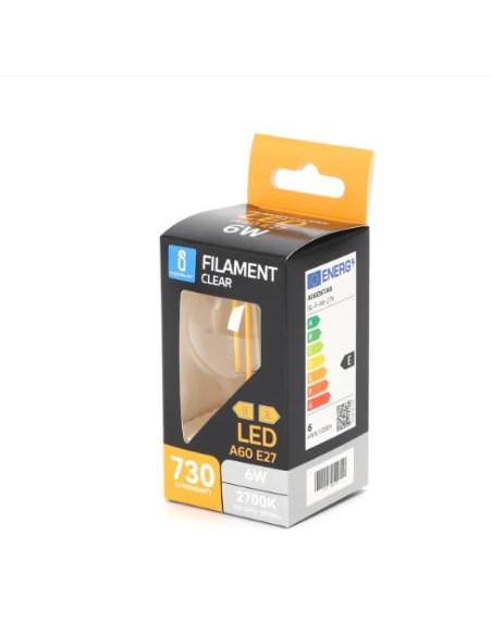 BOMBILLA FILAMENTO E27 6W 2 700K