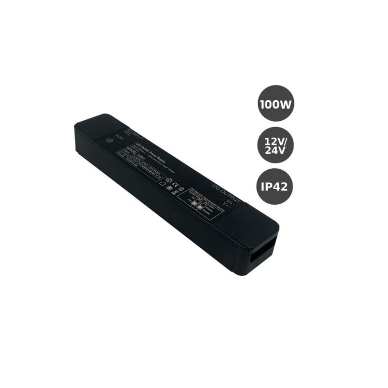 Fuente de Alimentación Slim 100W Salida Selecciona
