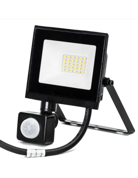 Proyector con sensor LED-20W-4000K-1800lm-IP65-Sen