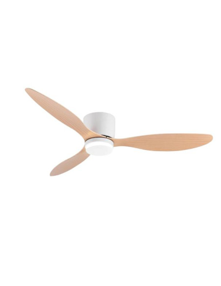 Ventilador de techo Hérault con luz LED y aspas fi