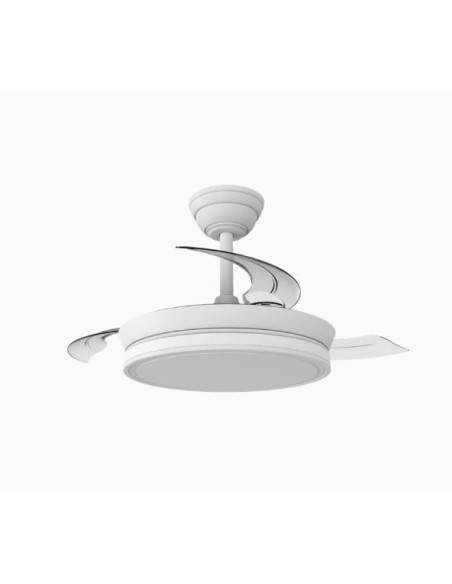 Ventilador LED aspas retráctiles Night Evo Mini Bl