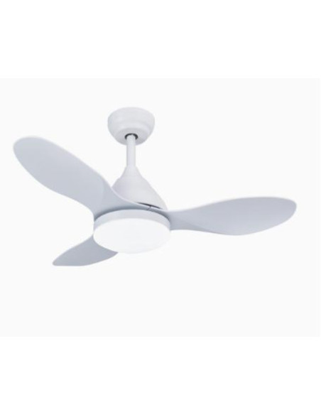 Ventilador LED Stel Mini Blanco 24W 2600Lm CCT Dim
