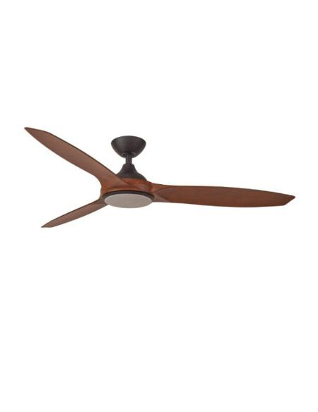 VENTILADOR NEWPORT DC NEGRO NOGAL 1430MM