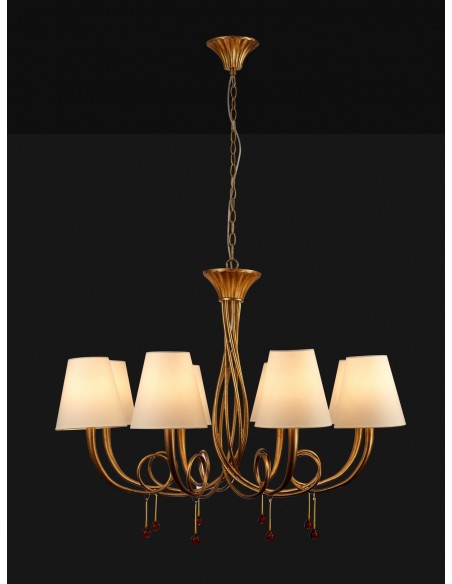 PAOLA*ORO* LAMPARA 8L x E14 2