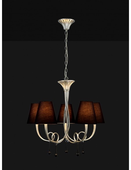 PAOLA*PLATA* LAMPARA 5L x E14 2