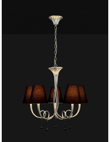 PAOLA*PLATA* LAMPARA 5L x E14