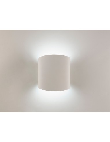 ASIMETRIC * APLIQUE 1L GX53 BLANCO METAL