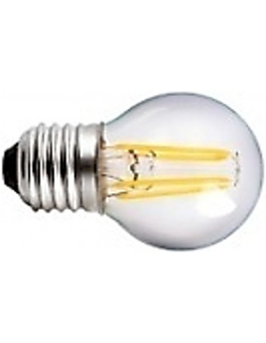 BOMBILLA LED ESFERICA E27, 4W, 2700K...