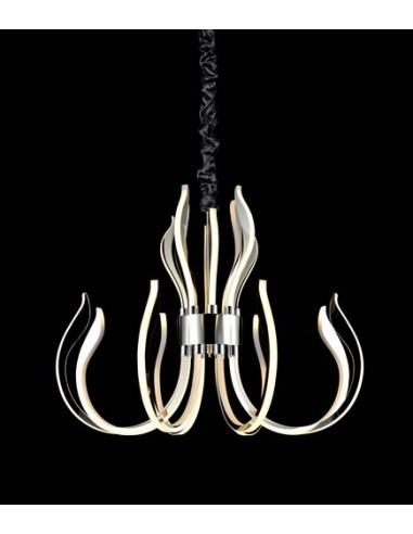 VERSAILLES * LAMPARA 85 CM CROMO 155W...