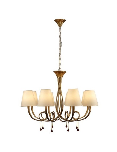 PAOLA*ORO* LAMPARA 8L x E14