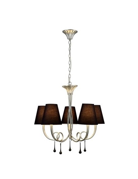 PAOLA*PLATA* LAMPARA 5L x E14