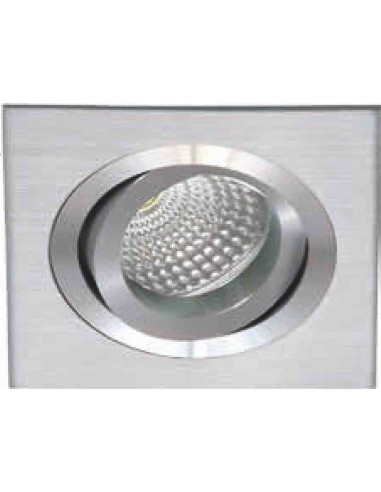 EMPOTRABLE CUADRADO ALUMINIO RAYADO