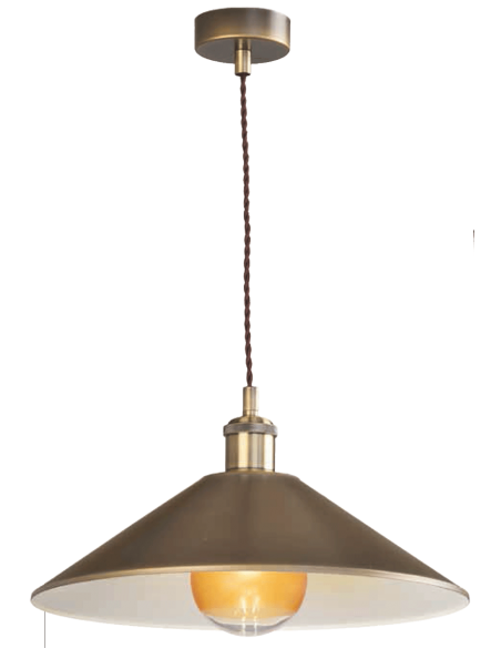 COLGANTE METAL CUERO CABLE...