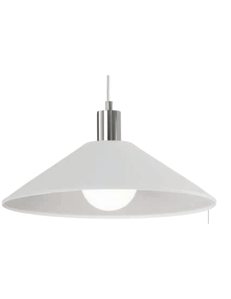 COLGANTE METAL BLANCO CROMO