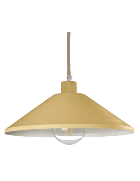 COLGANTE METAL MOSTAZA