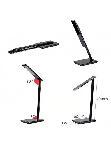 FLEXO NEGRO INALAMBRICO CON BATERIA+USB