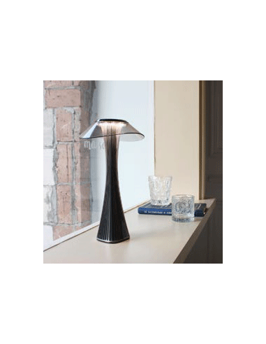 FLEXO NEGRO REGULABLE CON BATERIA CCT