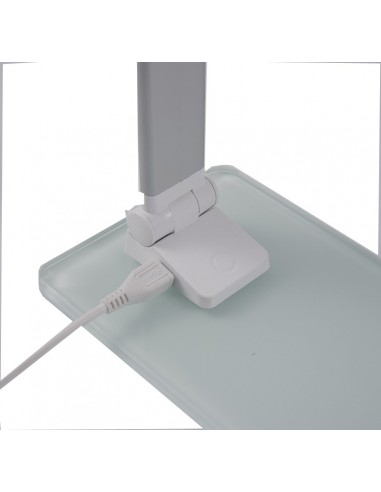 FLEXO BLANCO REGULABLE CON BATERIA