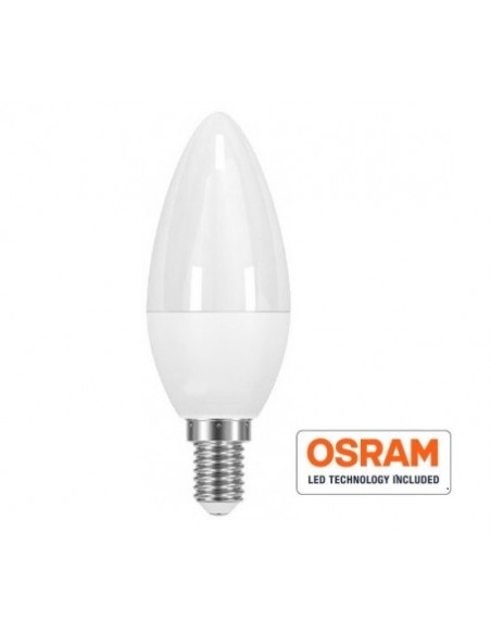 BOMBILLA LED VELA 6W E14...