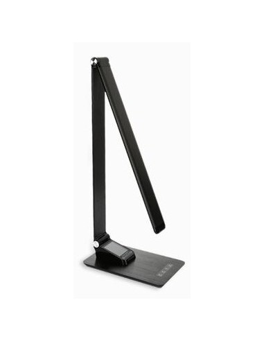 FLEXO 7W NEGRO HORA Y TEMPERATURA CCT