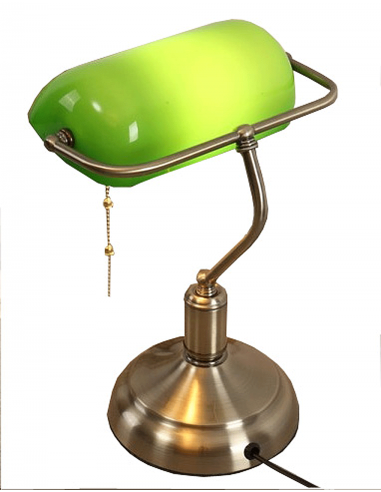 FLEXO SOBREMESA CLASICO CRISTAL VERDE