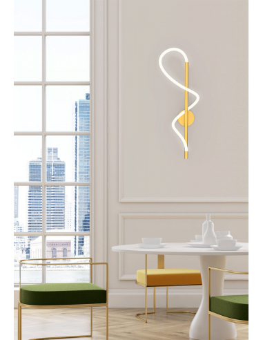 NOEMI APLIQUE DIMABLE 28W ORO MATE