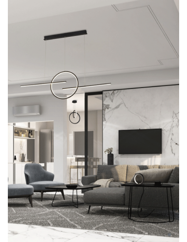 KITESURF LÁMPARA LED 50W 3000K NEGRO