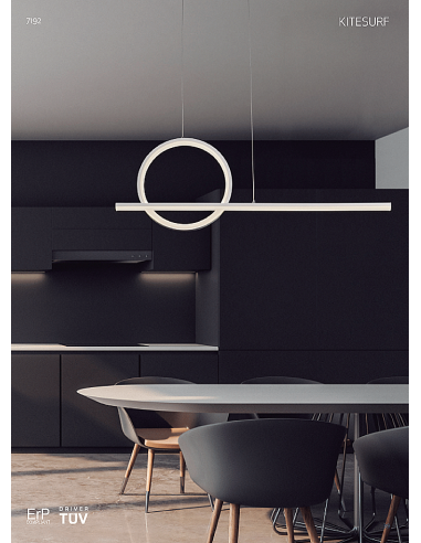 KITESURF LÁMPARA LED NEGRO