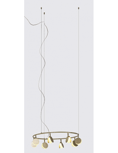 SHELL LÁMPARA LED 40W MEDIANA ORO