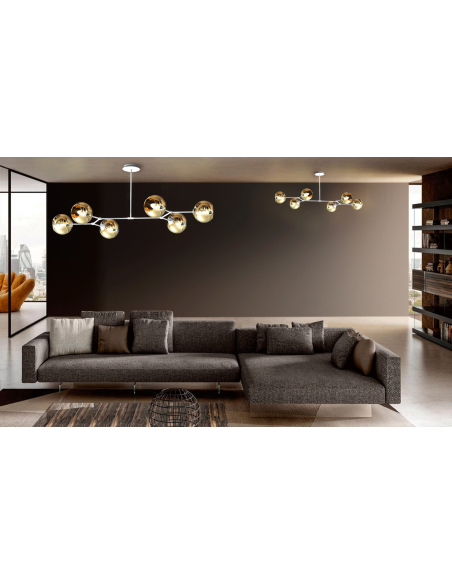 SARA LAMPARA 6 LUCES E14... 2