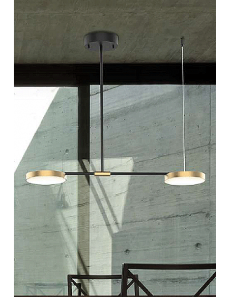 ADAM LAMPARA DISEÑO 2 LUCES...