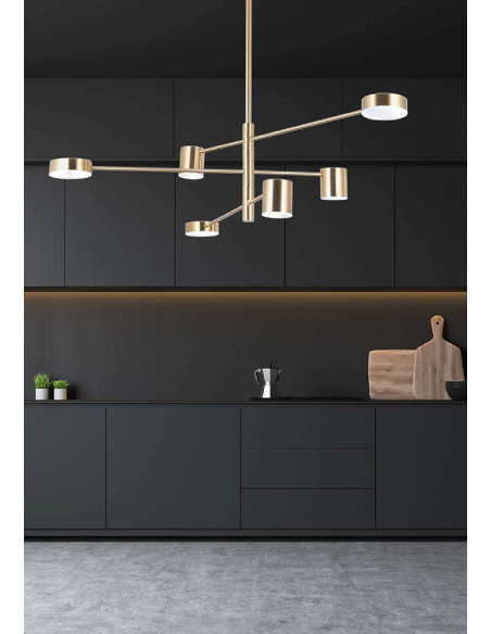 EMMA LAMPARA DISEÑO 6 LUCES...