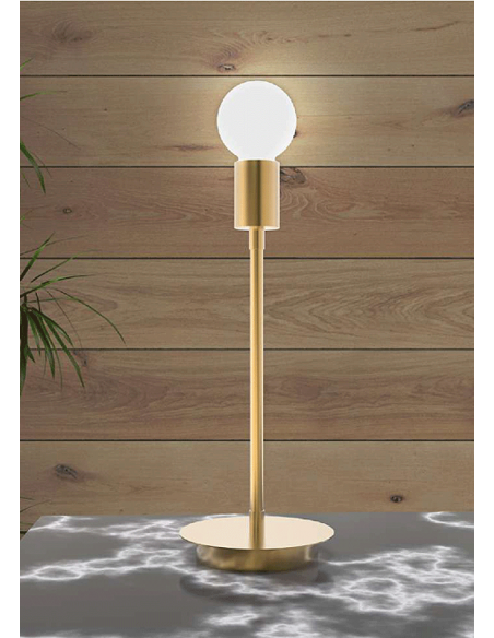 ANNA SOBREMESA 1 LUZ E27 ORO