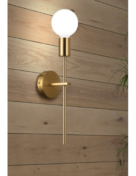 ANNA APLIQUE 1 LUZ E27 ORO