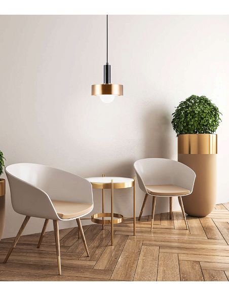 CAMILLA COLGANTE 20CM COBRE