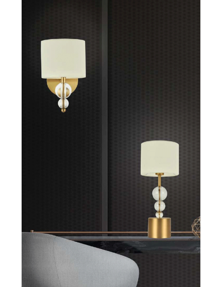 GIOCONDA APLIQUE 1 LUZ MEDALLA 2