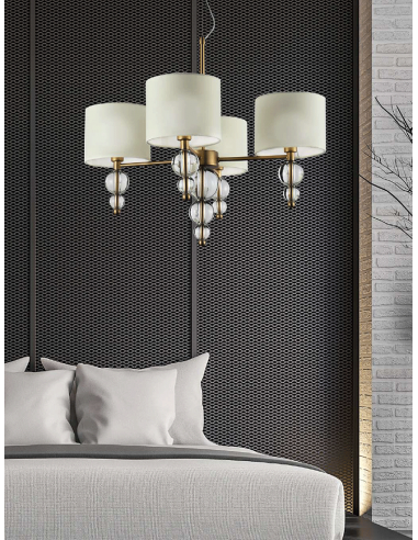 GIOCONDA SOBREMESA BOLAS 1 LUZ MEDALLA