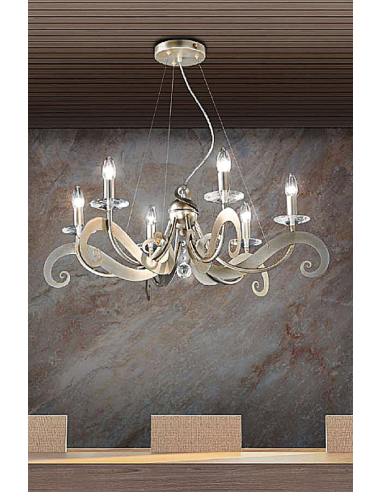 SOFIA SOBREMESA + PANTALLA PLATA ANTIGUA