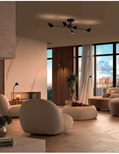 CAPUCCINA PLAFON DISEÑO MEDIANO 45W...