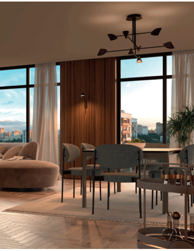 CAPUCCINA LAMPARA DISEÑO 45W NEGRO...