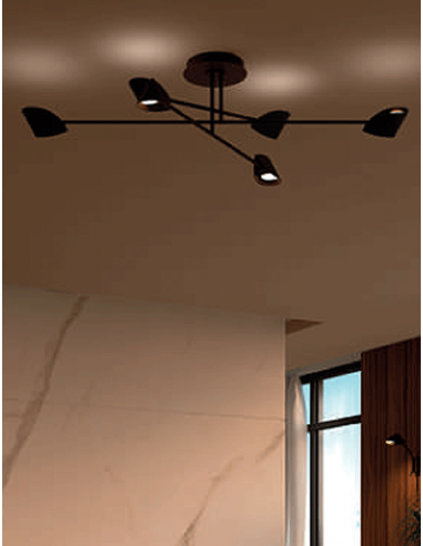 CAPUCCINA PLAFON DISEÑO 30W BLANCO...