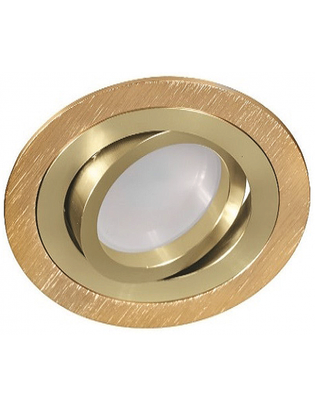 EMPOTRABLE REDONDO ORO 90MM