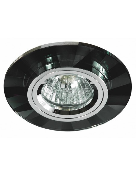 EMPOTRABLE REDONDO CRISTAL NEGRO