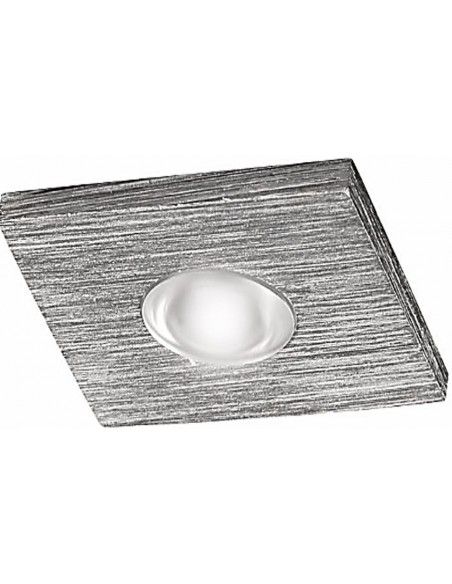 PUNTERO EMPOTRADO 3W CUADRADO ALUMINIO 3000K