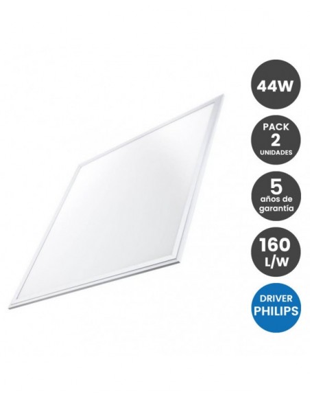 PACK 2 PANELES LED 60x60cm... 2